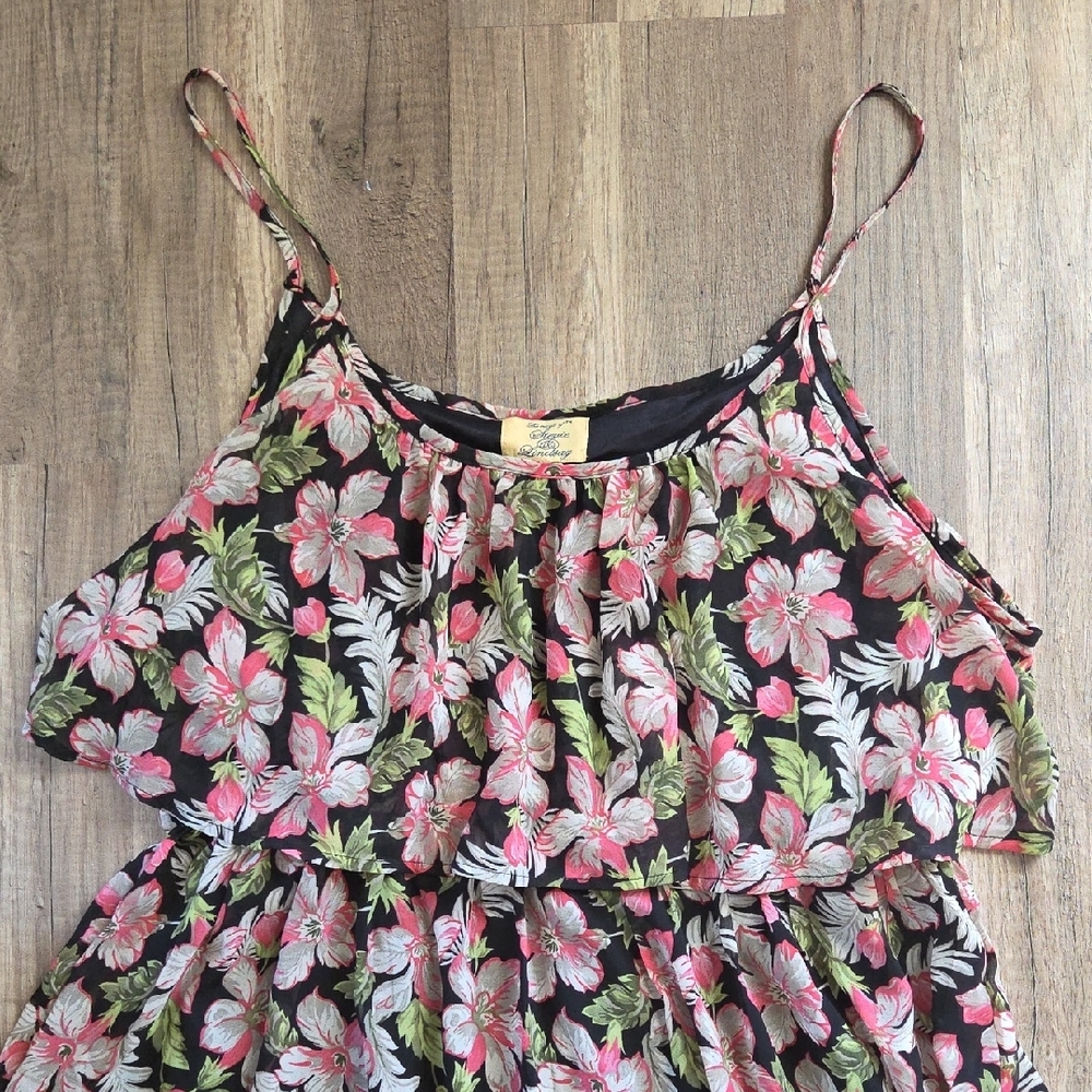 Floral Flowy Ruffled Maxi Dress - Picture 3 of 6